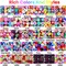 DULEFUN 960pcs Polymer Clay Beads Charms Bracelet Kit 24 Styles Cute Fun Clay Flower Butterfly Heart Animal Letter Pony Beads for Necklace Earring Making Women Girls DIY Accessories